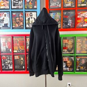 Black 4xl zip up jacket.